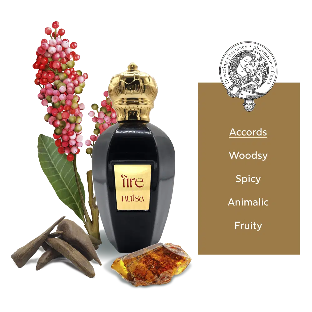 FIRE eau de parfum by Nutsa and Flowering Pharmacy