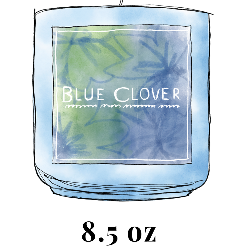 Flowering Pharmacy® Blue Clover Candle bougie parfumée by Katie Cole